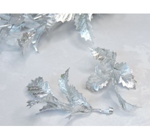 Веточка декоративная №2, цв. серебро - 1 шт.