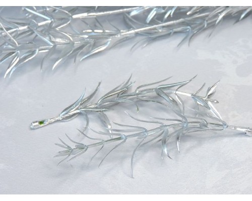 Веточка декоративная №1, цв. серебро - 1 шт.