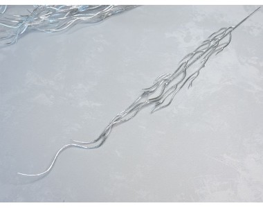 Веточка декоративная №3, цв. серебро - 1 шт.