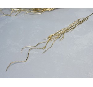 Веточка декоративная №3, цв. золото - 1 шт.