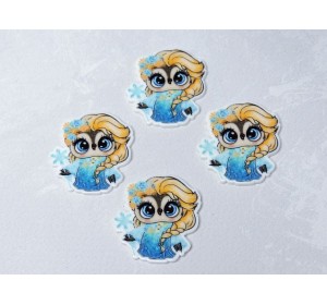 Кабошон-вырубка "Совушка" - 1 шт.