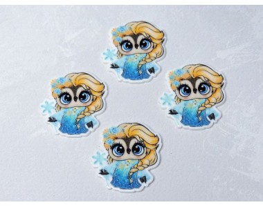 Кабошон-вырубка "Совушка" - 1 шт.