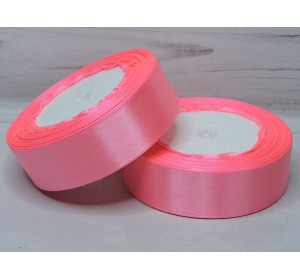 Атласная лента 25 мм, цв. розовый №05