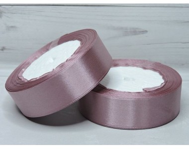 Атласная лента 25 мм, цв. пенка