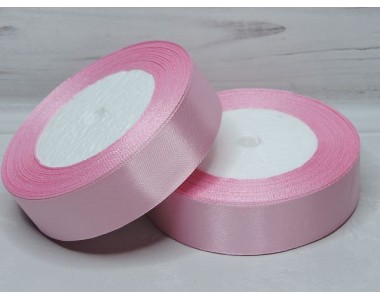 Атласная лента 25 мм, цв. розовый №093