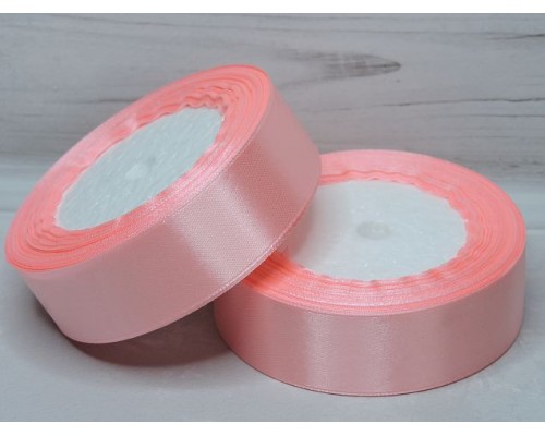 Атласная лента 25 мм, нежно-розовый № 89 