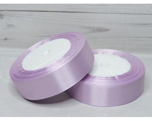Атласная лента 25 мм, цв.светло-сиреневый