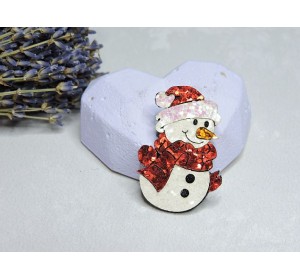 Патч сборный "Снеговик" - 1 шт.