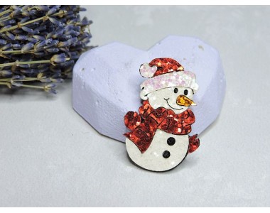 Патч сборный "Снеговик" - 1 шт.