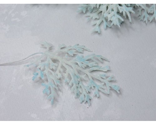 Веточка декоративная, цв. голубой  - 1 шт.