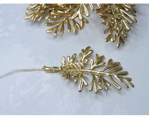 Веточка декоративная №2, цв. золото - 1 шт.