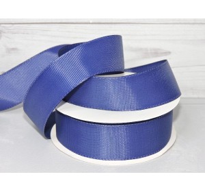 Репсовая лента 25 мм, цв. темно-синий №241- 1 м.