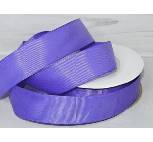 Репсовая лента 25 мм, цв. темно-фиолетовый № 35 - 1 м.