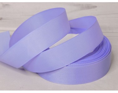 Репсовая лента 25 мм, цв. фиолетовый №22 - 1 м.
