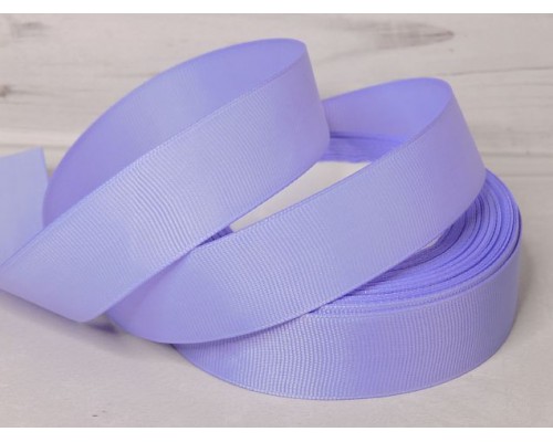 Репсовая лента 25 мм, цв. фиолетовый №22 - 1 м.