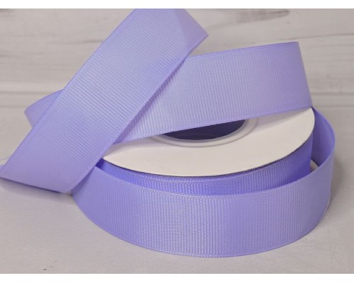 Репсовая лента 25 мм, цв. фиолетовый №21 - 1 м.