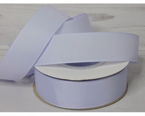 Репсовая лента 25 мм, цв. светло-фиолетовый № 199 - 1 м.