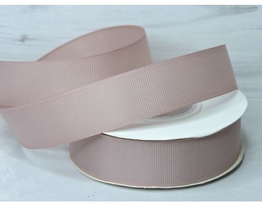 Репсовая лента 25 мм, цв. пенка №234 - 1 м.