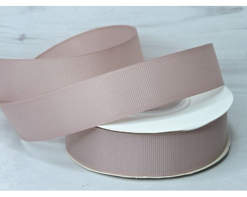 Репсовая лента 25 мм, цв. пенка №234 - 1 м.