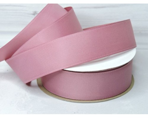 Репсовая лента 25 мм, цв. пенка №102 - 1 м.