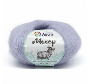 Пряжа Astra Premium 'Мохер' (Mohair) 25гр 190м (+/-5%) (50% кид мохер, 50% акрил) - 1 моток.