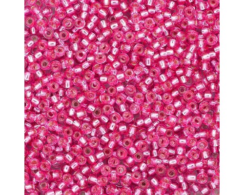 (08277) 331-19001-10/0 Бисер цветной с серебр.центром 10/0 , круг.отв., 20гр Preciosa