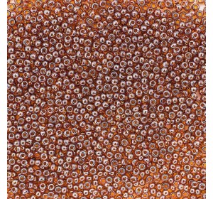 (16090) 331-19001-10/0 Бисер прозрачный с жемчужным покрытием 10/0, круг.отв., 20гр Preciosa