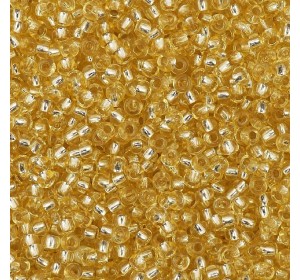 (08283) 331-19001-10/0 Бисер цветной с серебр.центром 10/0 , круг.отв., 20гр Preciosa