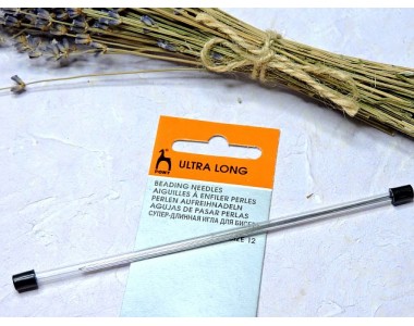 Иглы супердлинные для бисера №12  PONY - 5 шт.