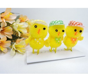 Цыпленок 5 см в кепочке, цв. без выбора цвета - 1 шт