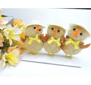 Цыпленок 5,5 см , цв. коричневый - 1 шт