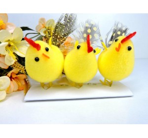 Цыпленок 5 см в гнездышке - 1 шт.