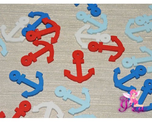 Фигурка из фанеры 25*20 мм "Якорь" -1 шт.