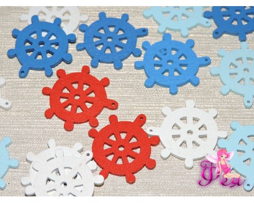 Фигурка из фанеры 25 мм "Штурвал" - 1шт.