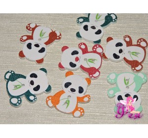 Фигурка из фанеры 28*26 мм "Панда" - 1 шт.