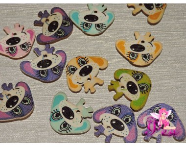 Фигурка из фанеры 25*30 мм "Собачка" - 1 шт.