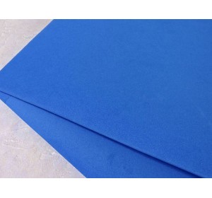 Фоамиран китайский 1 мм, цв. синий №015