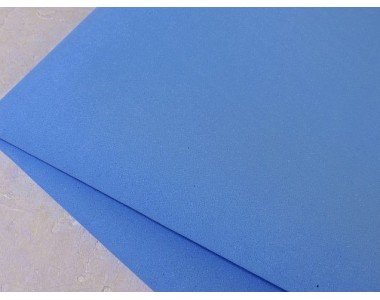 Фоамиран китайский 1 мм, цв. светло-синий №013