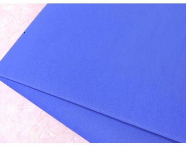 Фоамиран китайский 1 мм, цв. синий №014