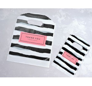 Пакет полиэтиленовый с рисунком "Зебра" - 1 шт.