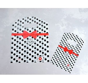 Пакет полиэтиленовый с рисунком "В горошек" - 1 шт.