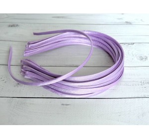 Ободок атласный 0,5 см, фиолетовый - 1 шт.