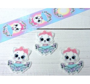 Кабошон-вырубка "Котенок 3" - 1 шт.