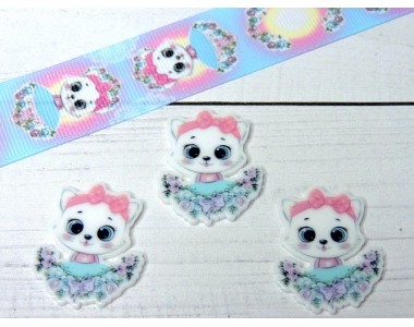 Кабошон-вырубка "Котенок 3" - 1 шт.