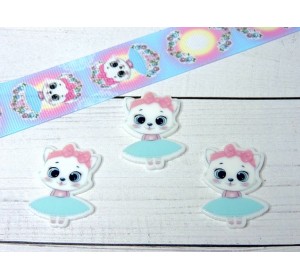 Кабошон-вырубка "Котенок" - 1 шт.