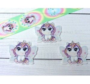 Кабошон-вырубка "Единорог" - 1 шт.