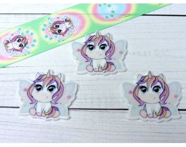 Кабошон-вырубка "Единорог" - 1 шт.