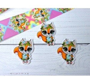 Кабошон-вырубка "Белочка" - 1 шт.