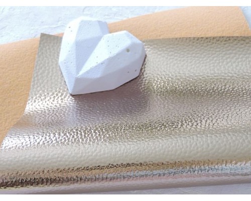 Кожзам "Фристайл", цв. бежево-серый