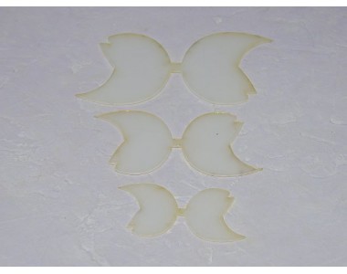 Шаблон для бантика "Хвостики острые" в комплекте 3 детали